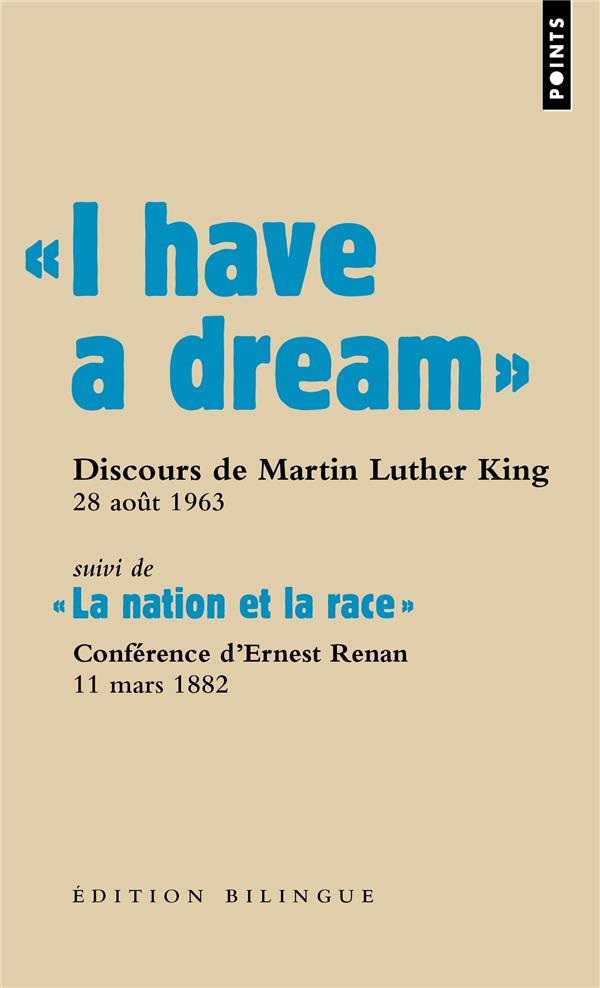 I have a dream ; la nation et la race