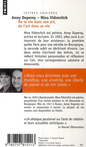 De la vie dans son art, de l'art dans sa vie