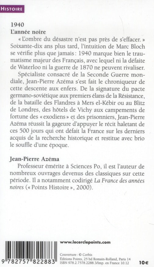 1940 ; l'année noire