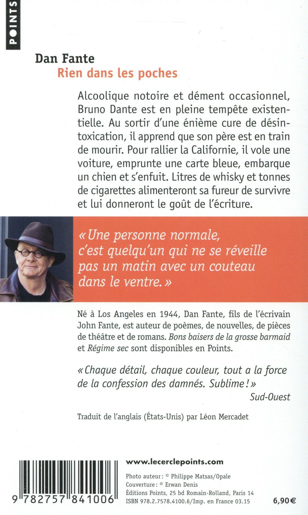 Rien dans les poches