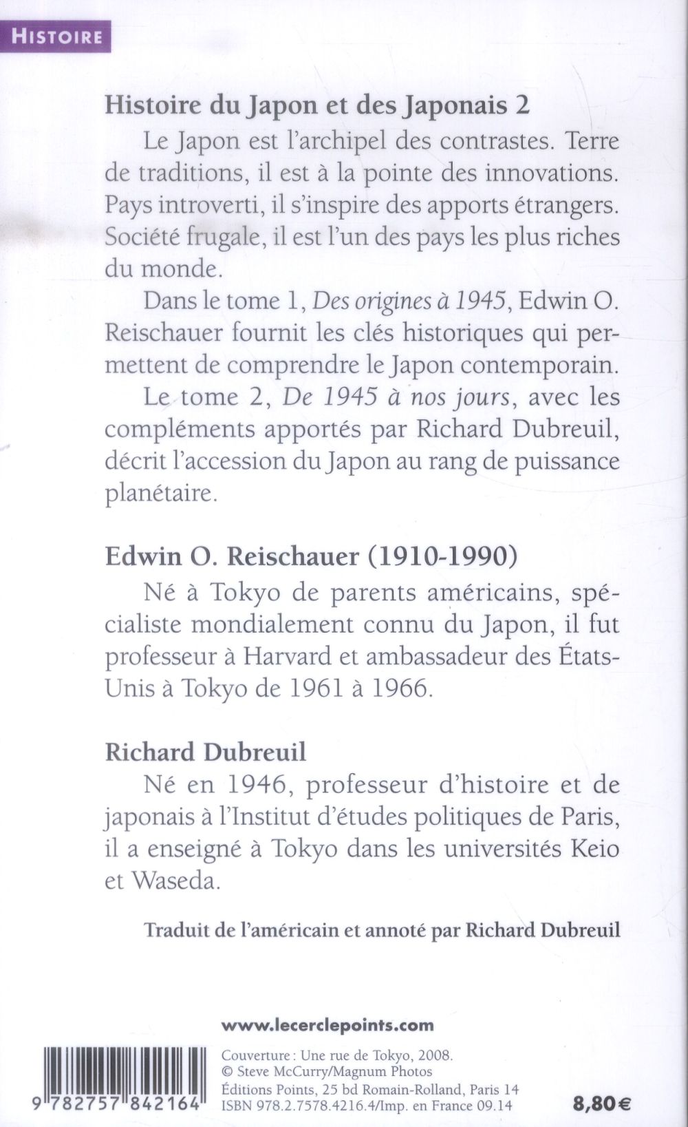 Histoire du Japon et des Japonais Tome 2 ; de 1945 à nos jours