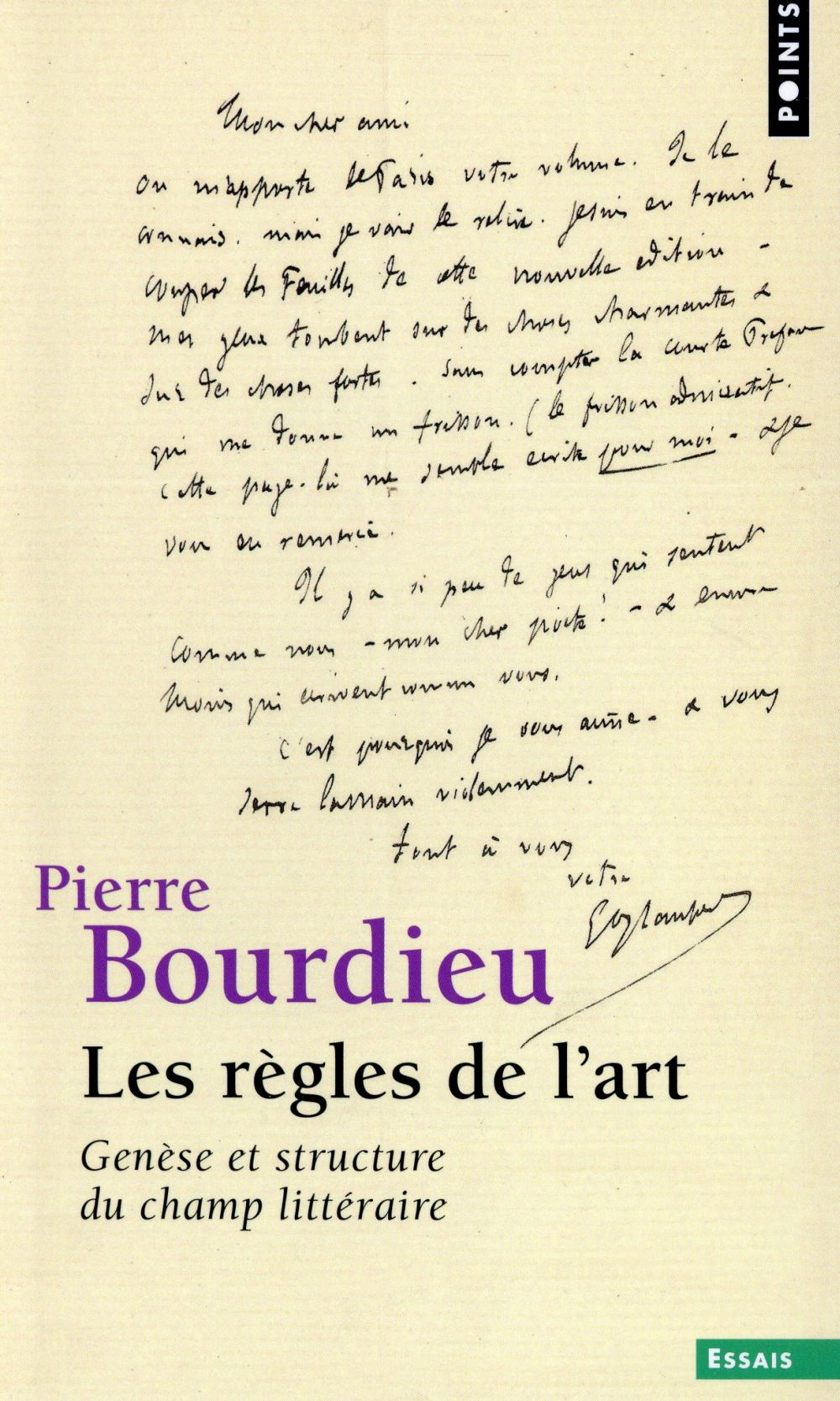 Les règles de l'art ; genèse et structure du champ littéraire