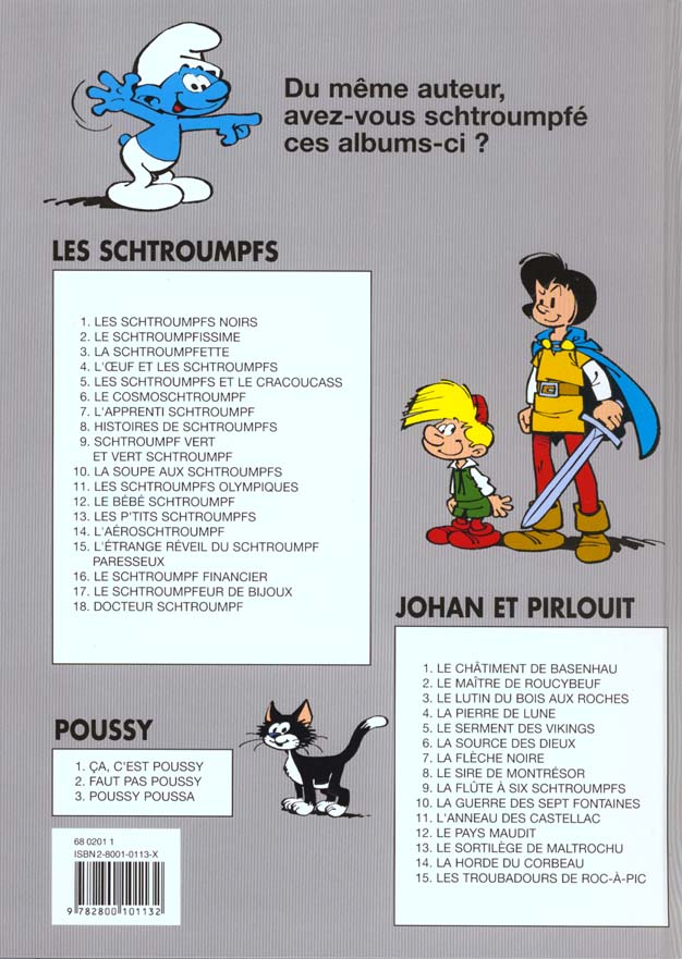 Les Schtroumpfs Tome 6 : le CosmoSchtroumpf et le Schtroumpfeur de pluie