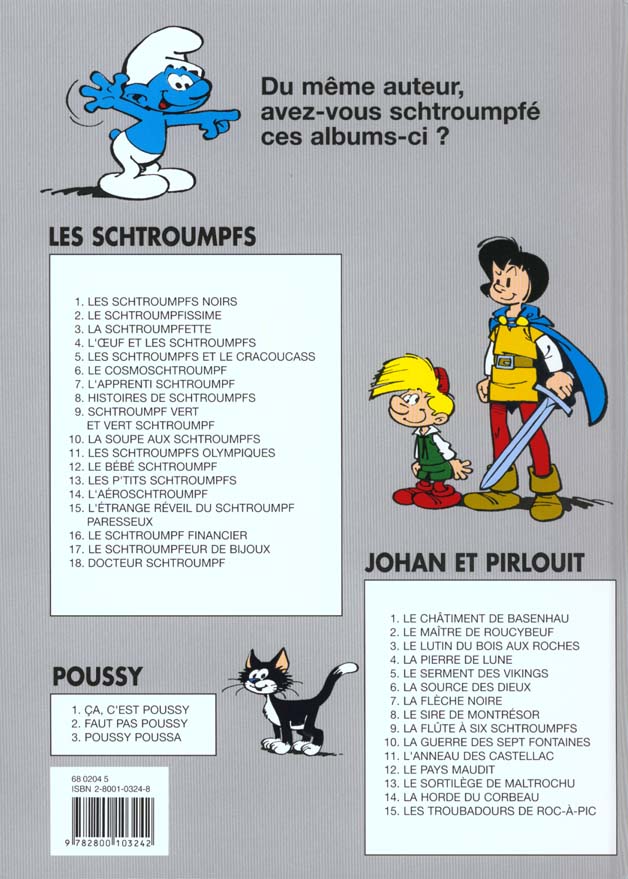 Les Schtroumpfs Tome 9 : Schtroumpf vert et vert Schtroumpf