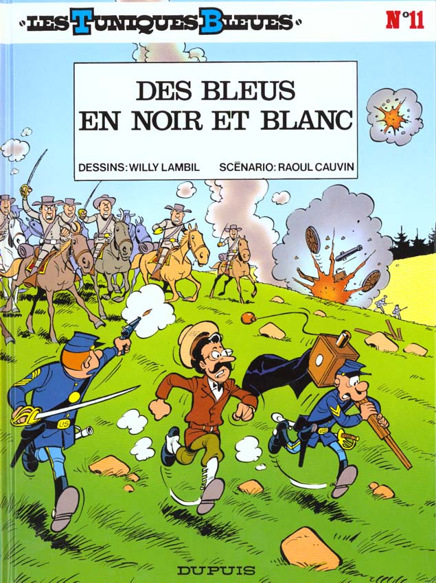 Les Tuniques Bleues Tome 11 : des bleus en noir et blanc