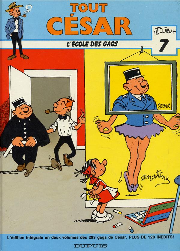 Tout gil jourdan / tout cesar Tome 7 ; l'ecole des gags - flash vidéo