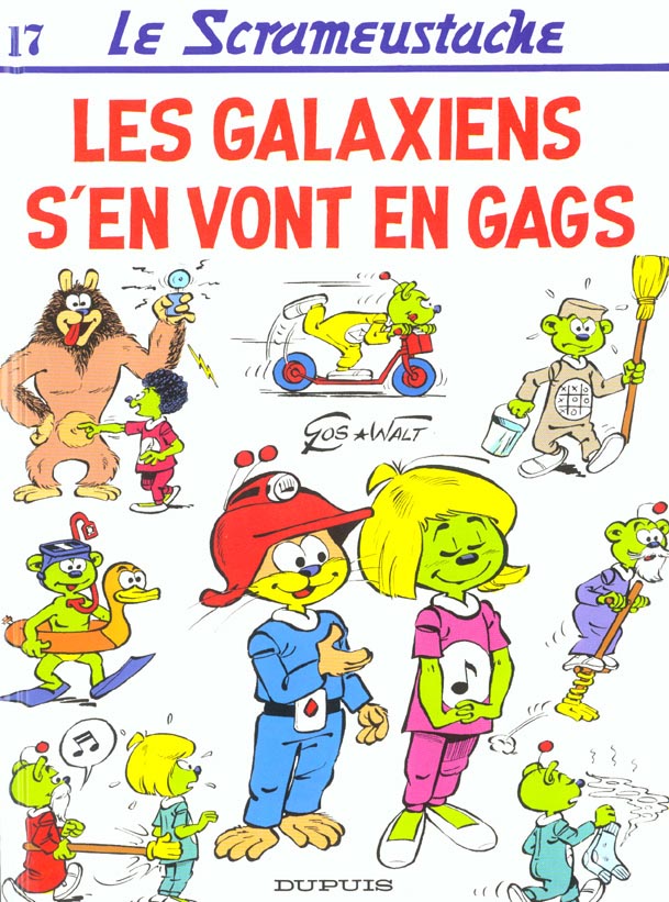Le Scrameustache Tome 17 : les Galaxiens s'en vont en gags - flash vidéo