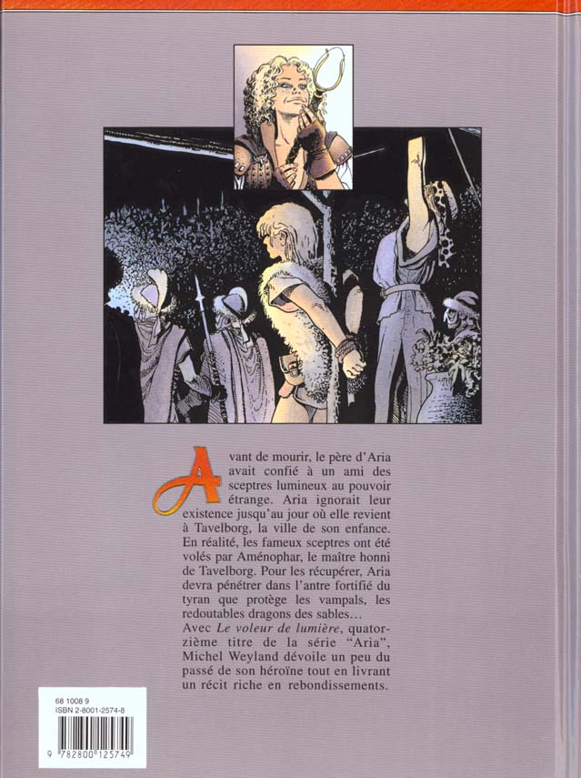 Aria Tome 14 : le voleur de lumière