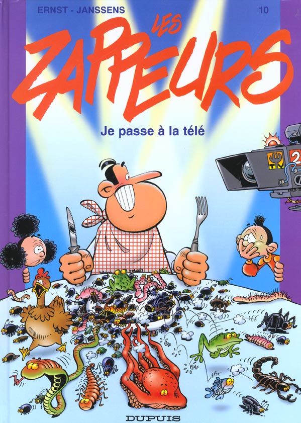 Les zappeurs Tome 10 ; je passe a la tele - flash vidéo