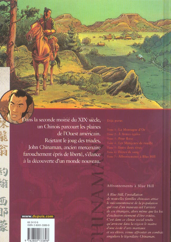 Chinaman Tome 7 : affrontements à Blue Hill