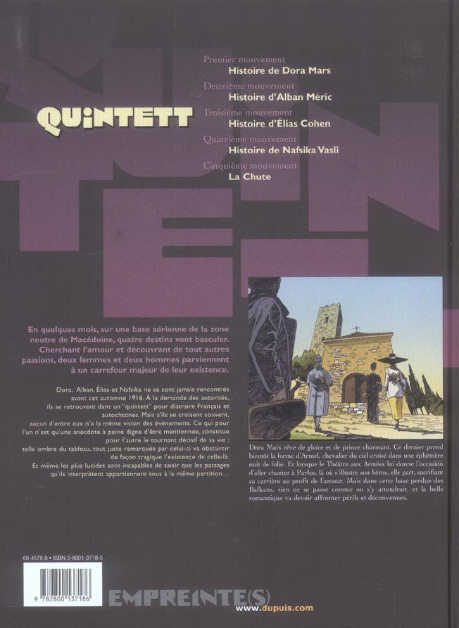 Quintett Tome 1 : histoire de Dora Mars