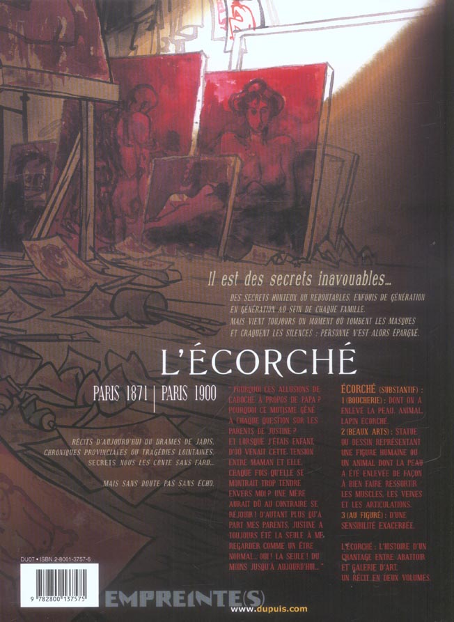 Secrets, l'écorché Tome 1
