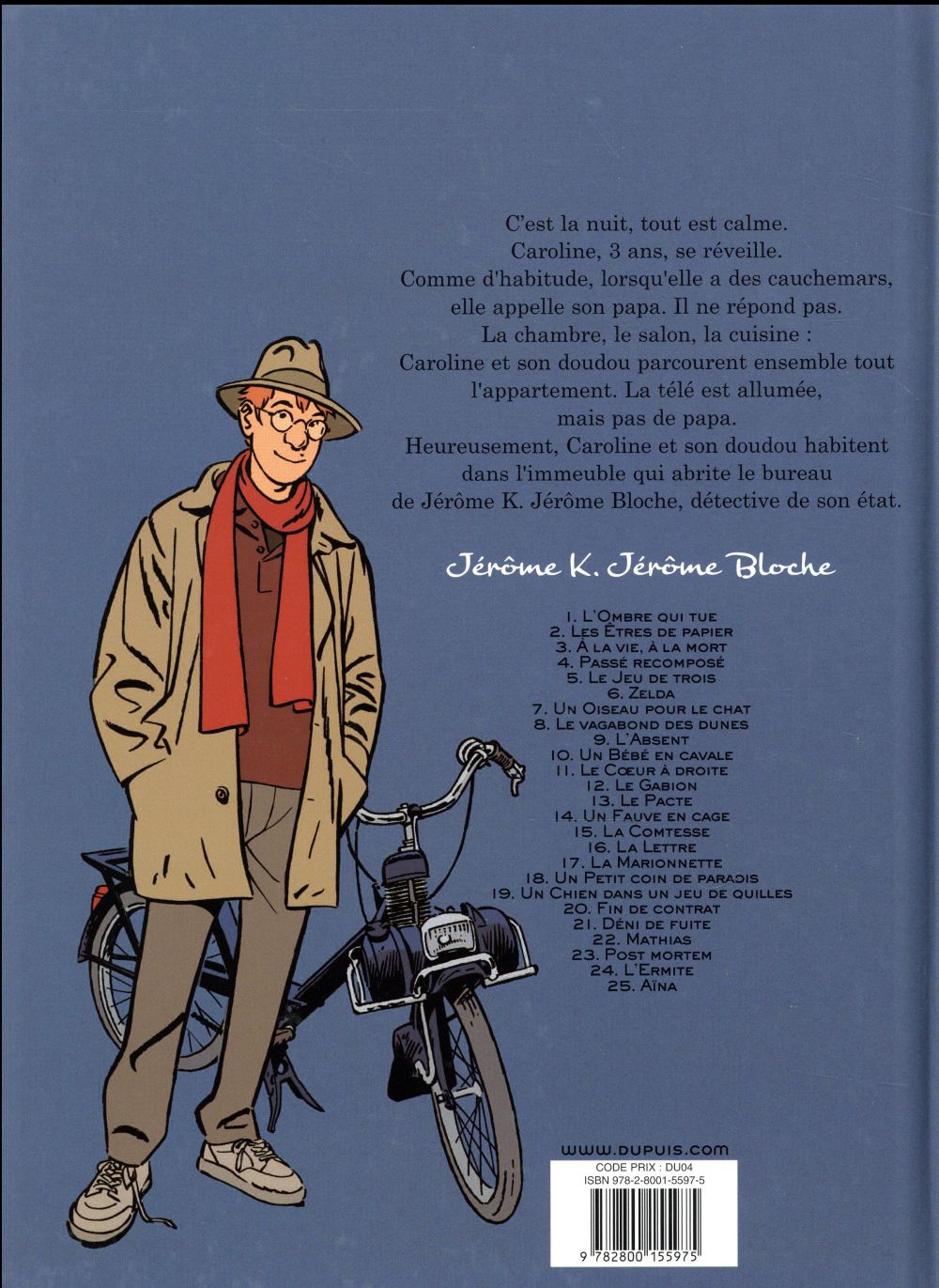 Jérôme K. Jérôme Bloche Tome 21 : déni de fuite
