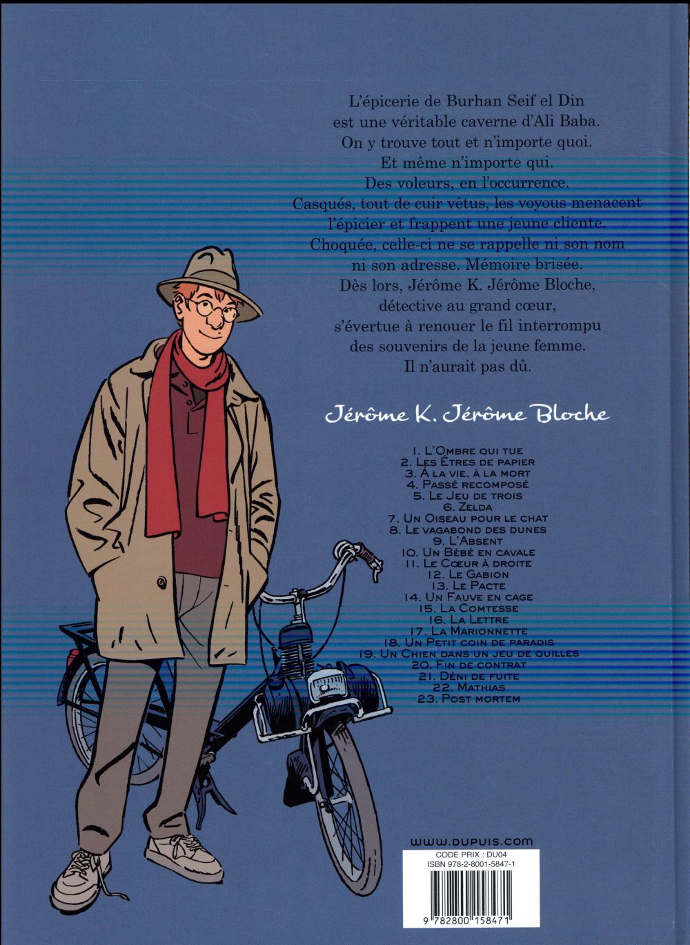 Jérôme K. Jérôme Bloche Tome 14 : Un fauve en cage