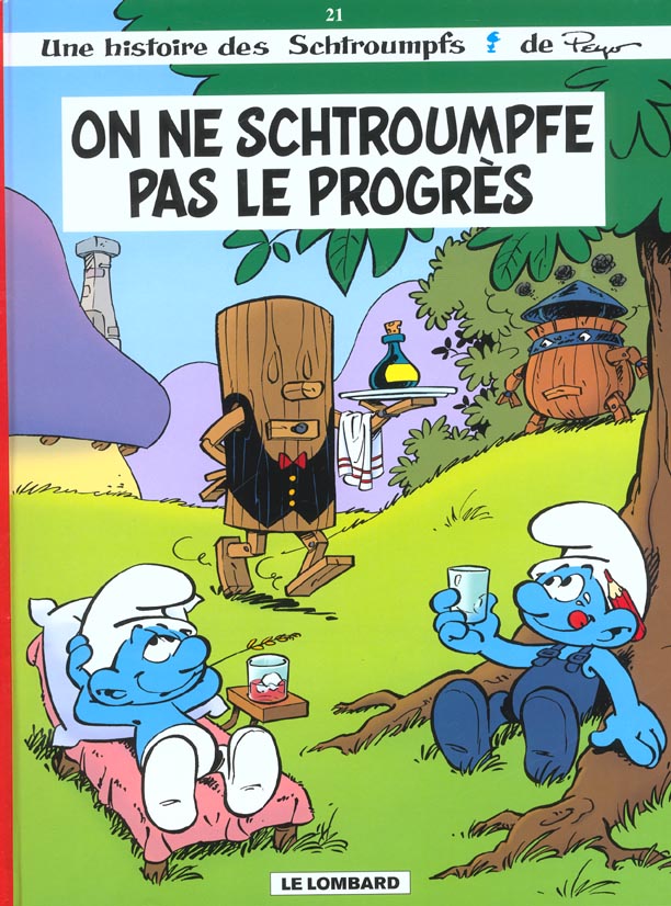 Les Schtroumpfs Tome 21 : on ne schtroumpfe pas le progrès - flash vidéo