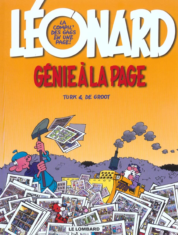 Léonard : génie à la page ; la compil' des gags en une page !