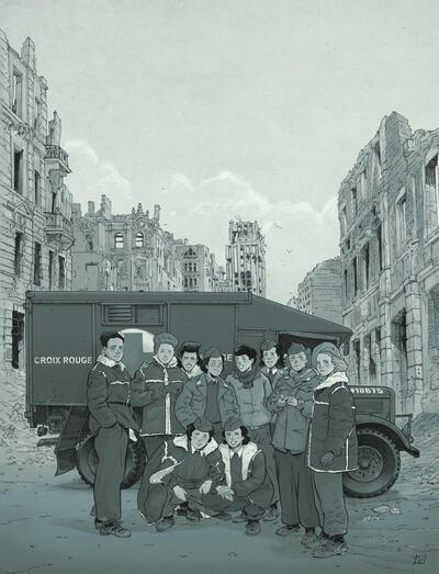 L'Escadron bleu, 1945