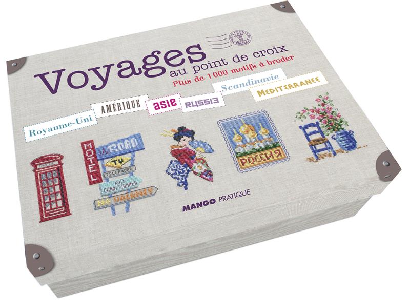 Voyages au point de croix ; coffret