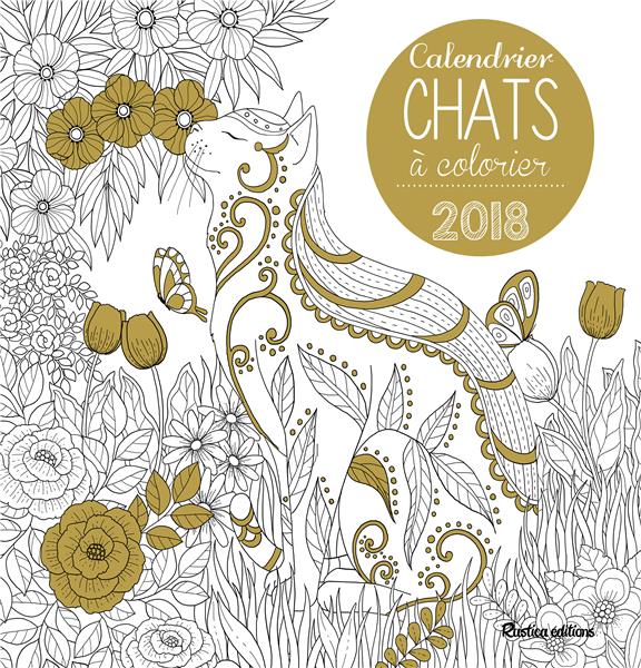 Calendrier chats à colorier (édition 2018) - flash vidéo