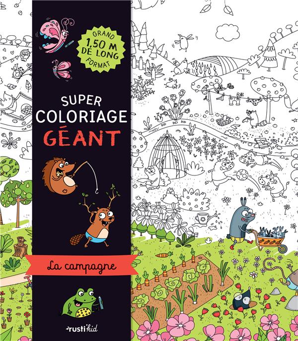 Super coloriage géant ; la campagne - flash vidéo