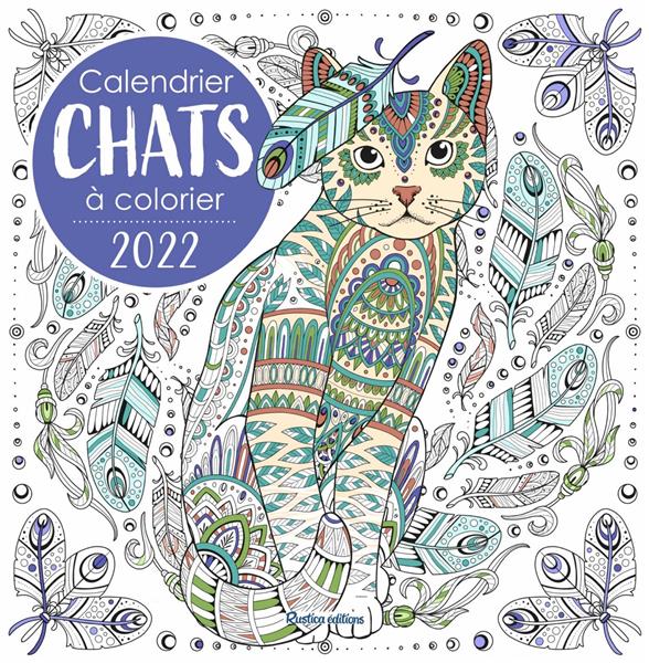 Calendrier chats à colorier (édition 2022) - flash vidéo