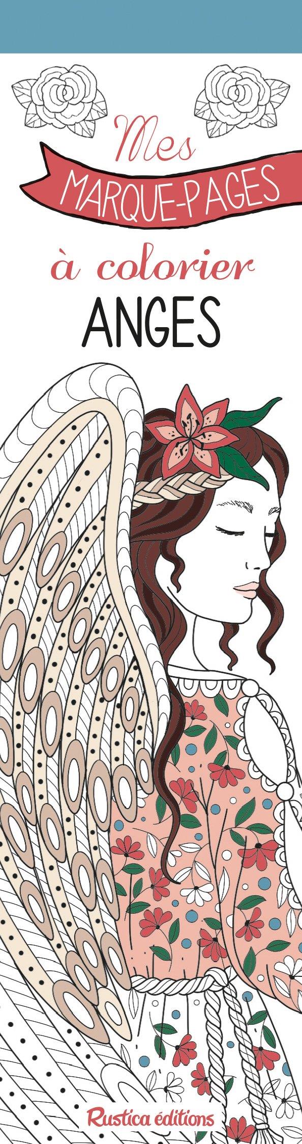 Mes marques-pages à colorier : anges - flash vidéo