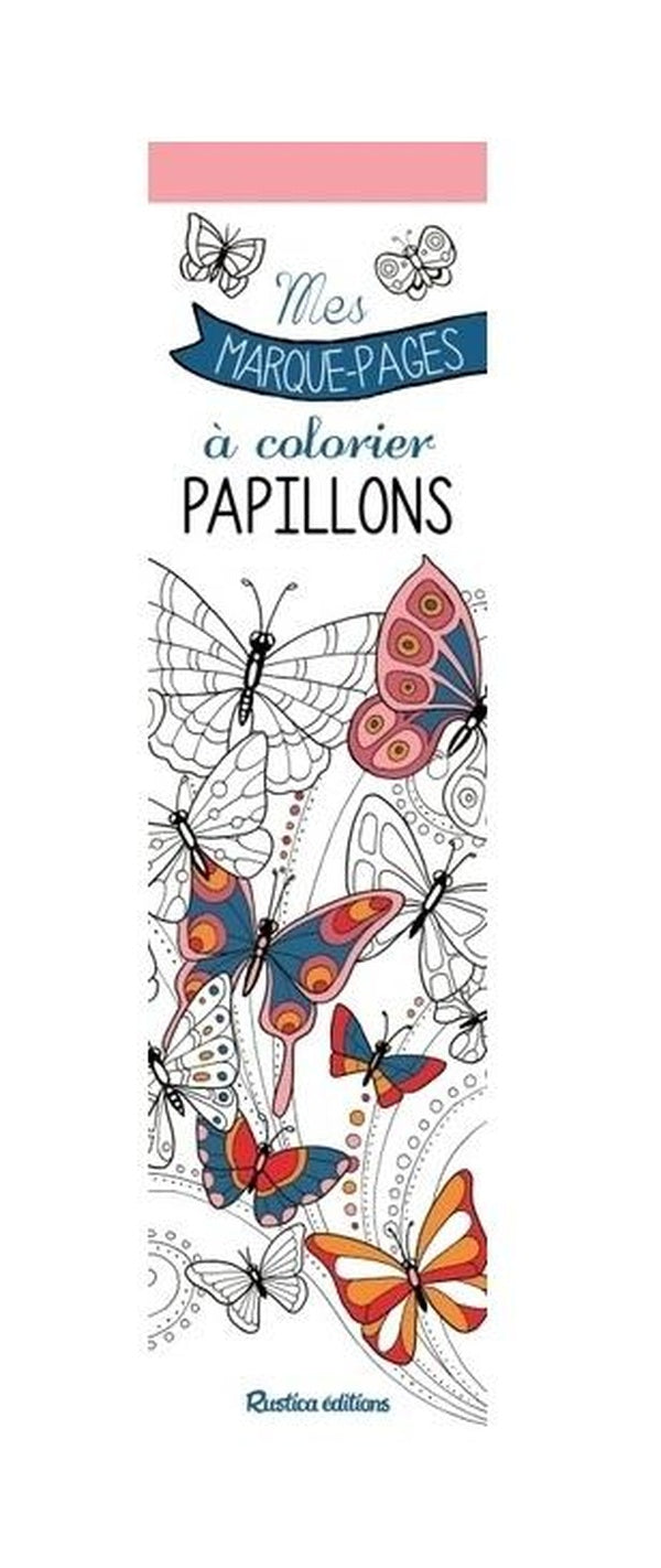 Mes marques-pages à colorier : Papillons