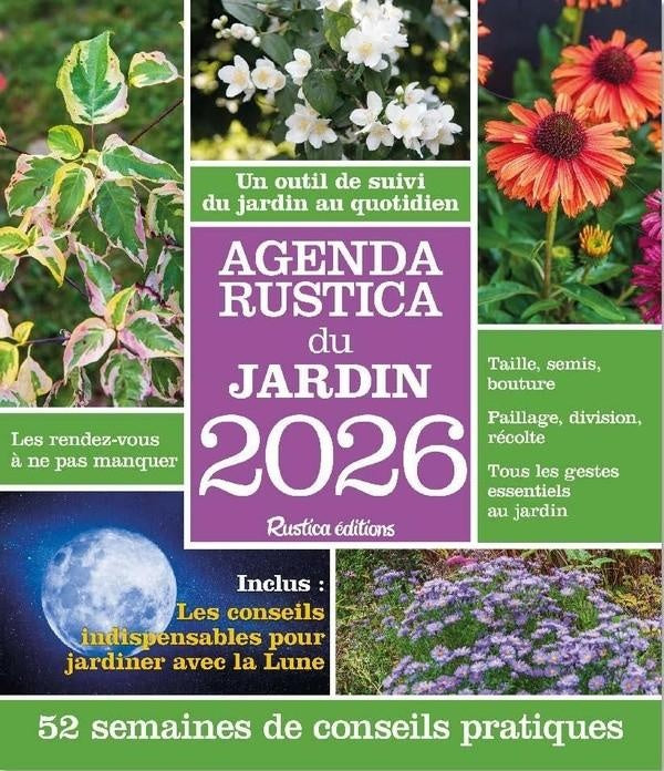 Agenda Rustica du jardin (édition 2026)