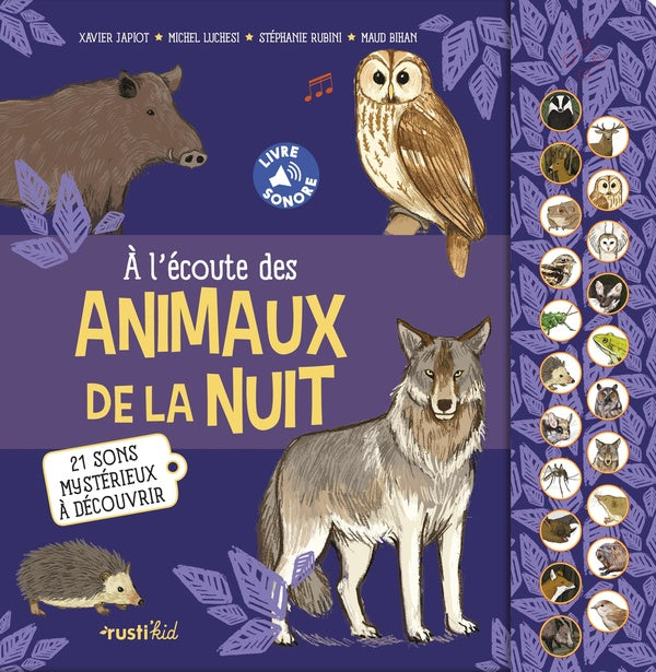 A l'écoute des animaux de la nuit : 21 sons à écouter