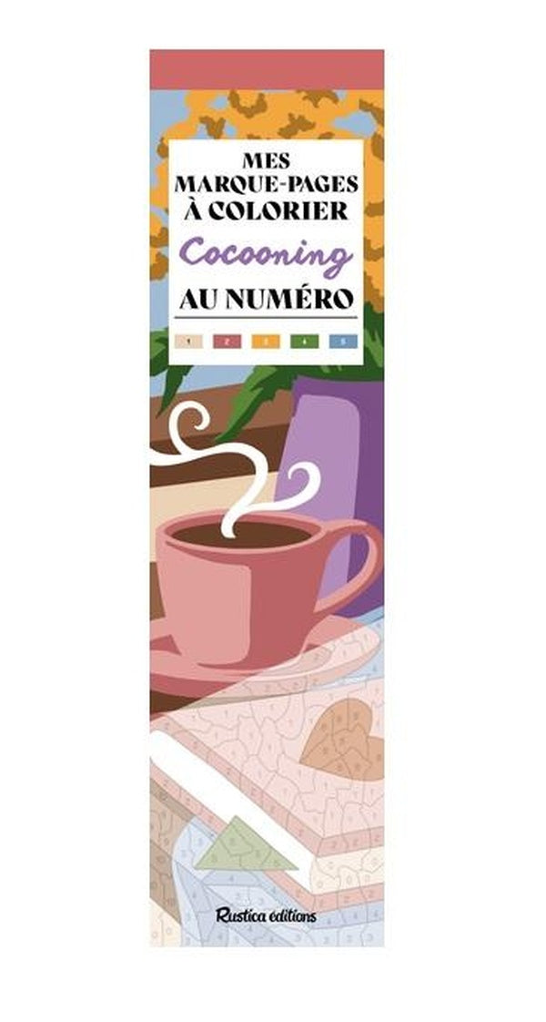 Mes marques-pages à colorier au numéro : Cocooning
