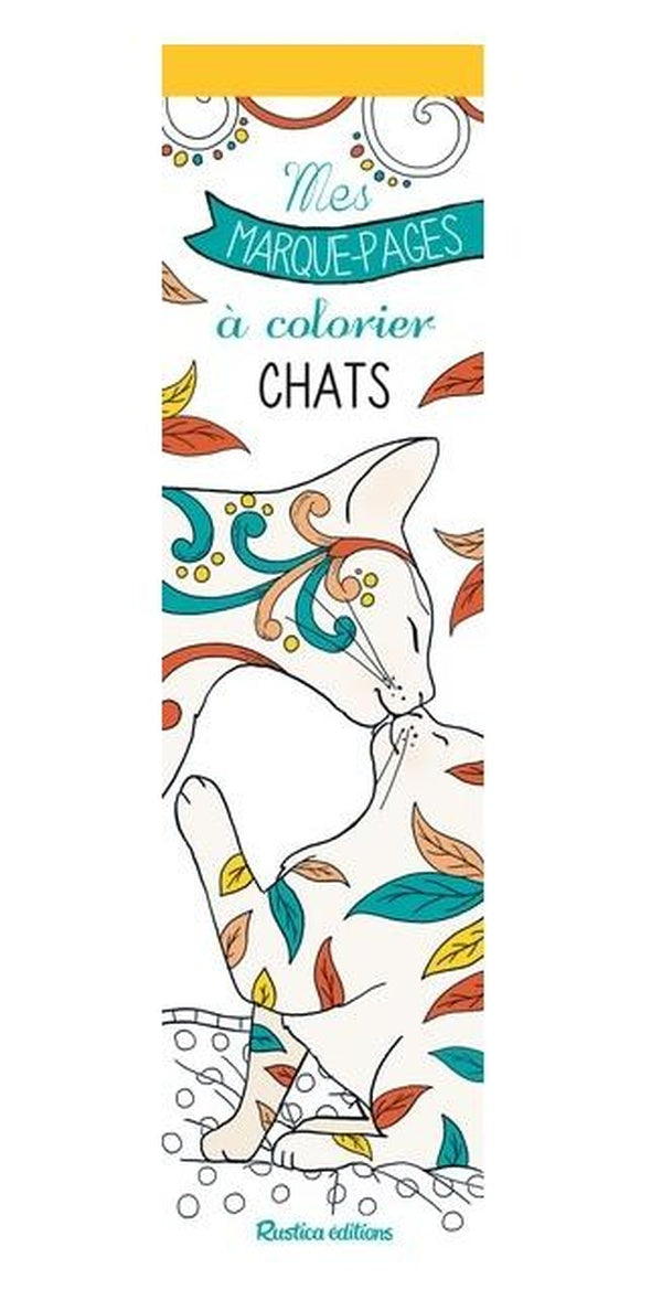 Mes marques-pages à colorier : Chats