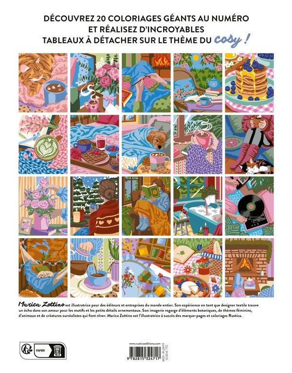 Mes coloriages cosy au numéro
