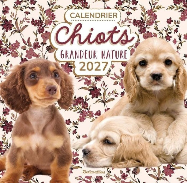 Calendrier chiots grandeur nature (édition 2027)