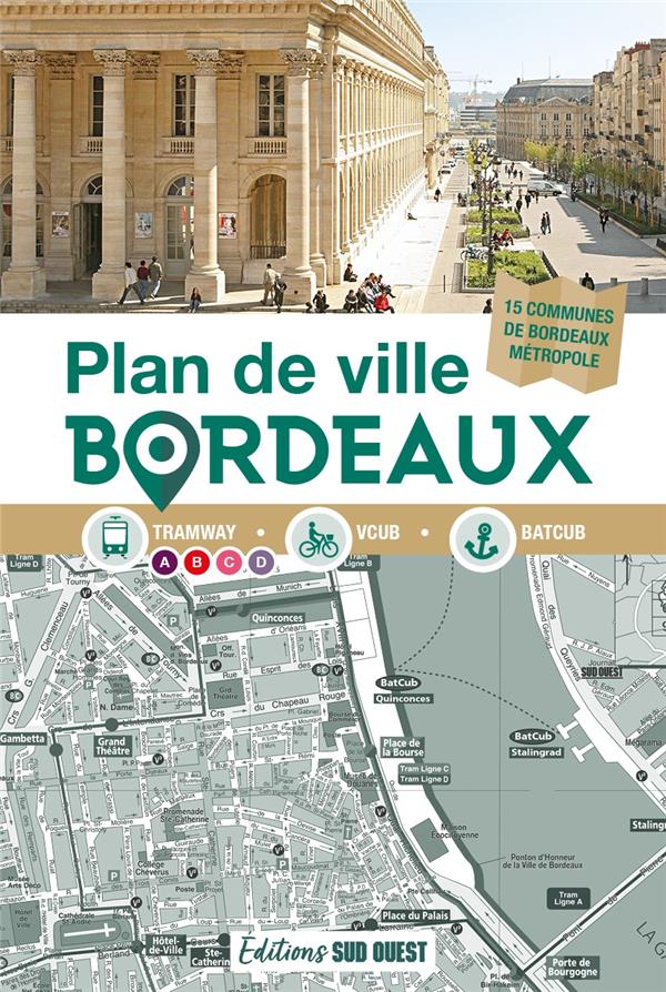 Plan de Bordeaux et Bordeaux métropole