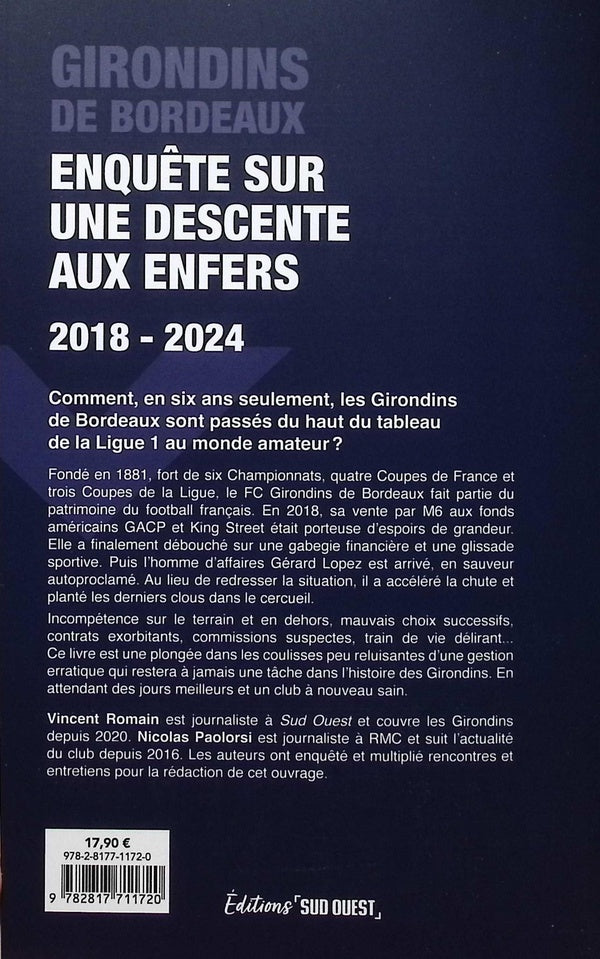 Girondins de Bordeaux : Enquête sur une descente aux enfers (2018-2024)