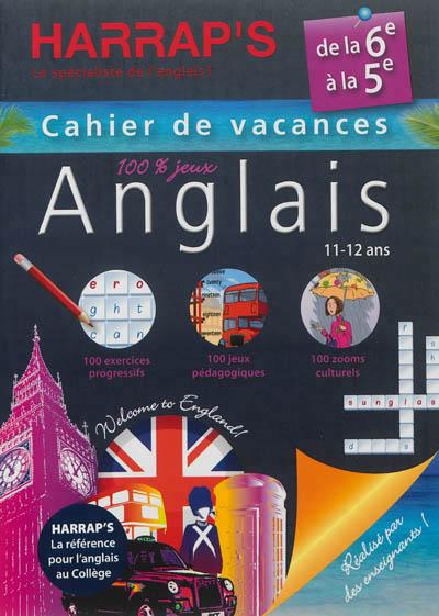 CAHIER DE VACANCES HARRAP'S : anglais ; de la 6ème à la 5ème