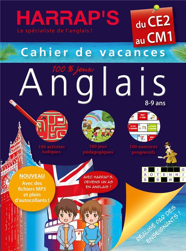 Harrap's Cahier de vacances : anglais ; du CE2 au CM1