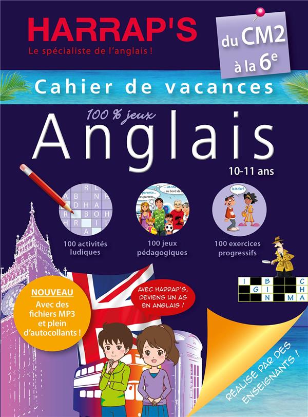Harrap's Cahier de vacances : anglais ; du CM2 à la 6ème
