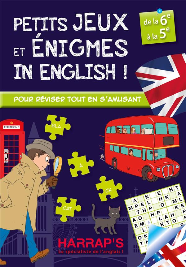 Petits jeux et petites énigmes 100 % british ; 6ème-5ème