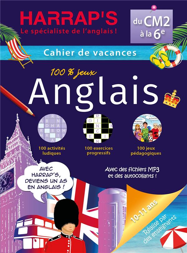 Harrap's Cahier de vacances : anglais ; CM2
