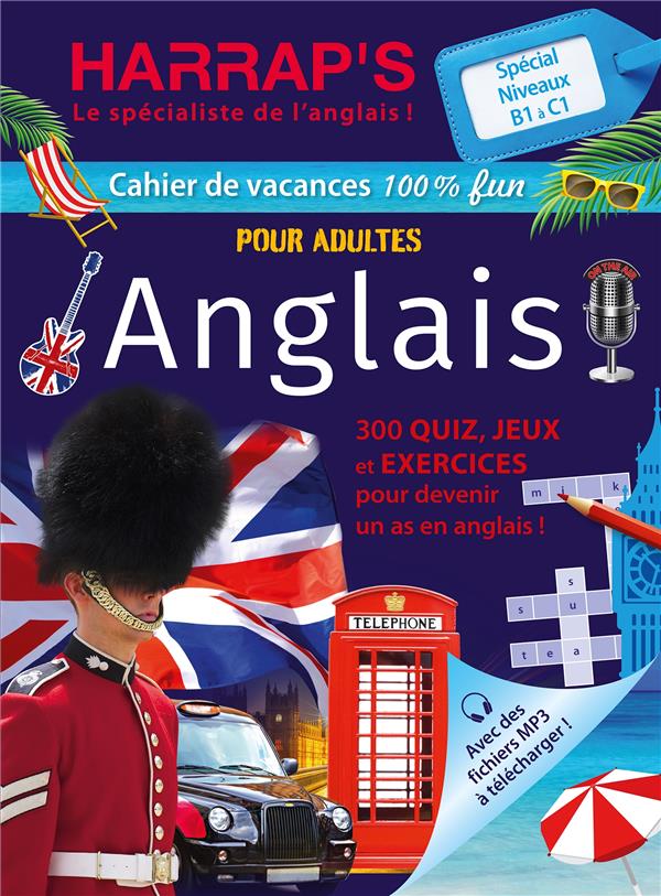 Harrap's Cahier de vacances : Anglais ; Pour adultes