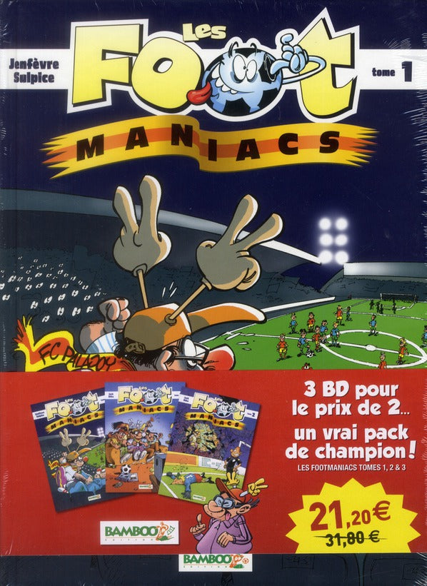 Les Foot Maniacs : coffret Tomes 1 à 3