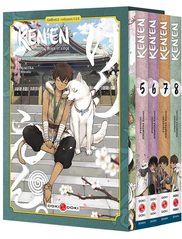 Ken'en ; comme chien et singe : coffret vol.2 : Tomes 5 à 8