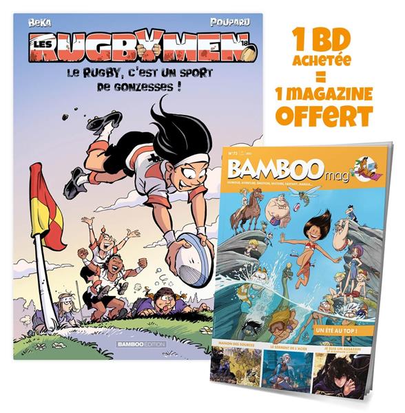 Les rugbymen Tome 18 : le rugby, c'est un sport de gonzesses !