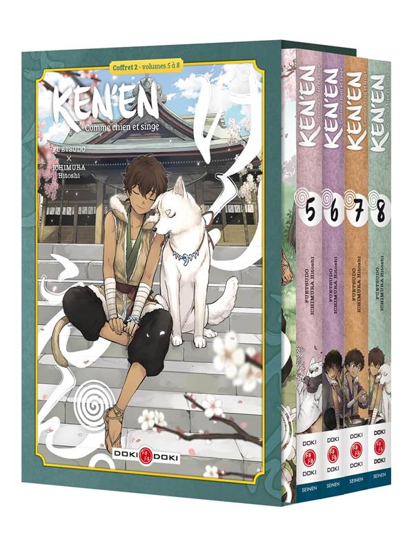 Ken'en ; comme chien et singe : coffret vol.2 : Tomes 5 à 8