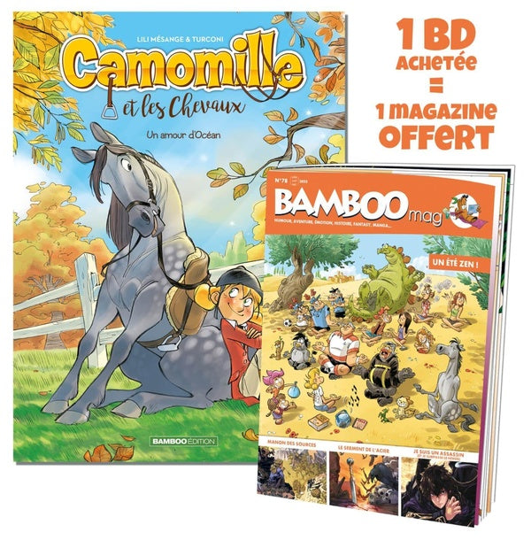 Camomille et les chevaux Tome 1 : un amour d'Océan