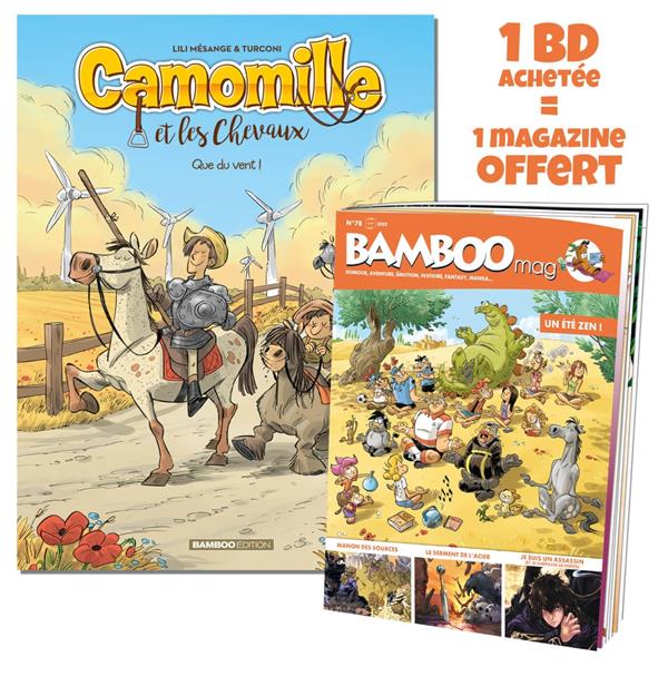 Camomille et les chevaux Tome 7 : que du vent !