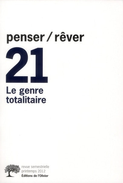 REVUE PENSER REVER n.21 : le genre totalitaire