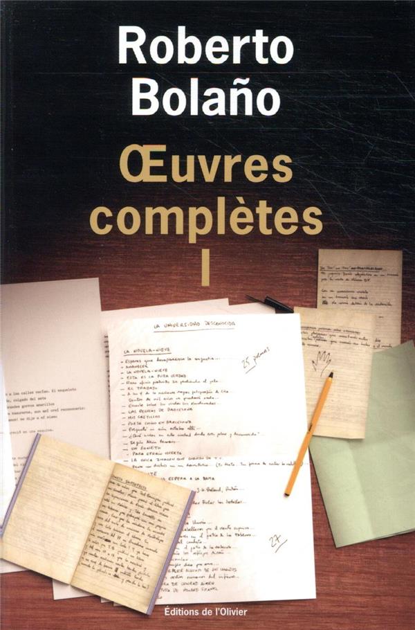 Oeuvres complètes Tome 1
