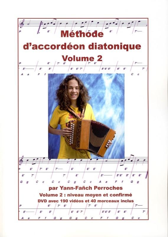 Méthode d'accordéon diatonique Tome 2 ; du niveau moyen au niveau expert